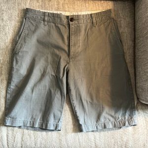 Dockers flat-front grey shorts (size 30)